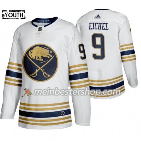Buffalo Sabres Jack Eichel 9 50th Anniversary Adidas 2019-2020 Weiß Trikot Authentic - Kinder